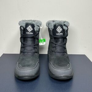 Columbia Charcoal Fur-Lined Snow Boots